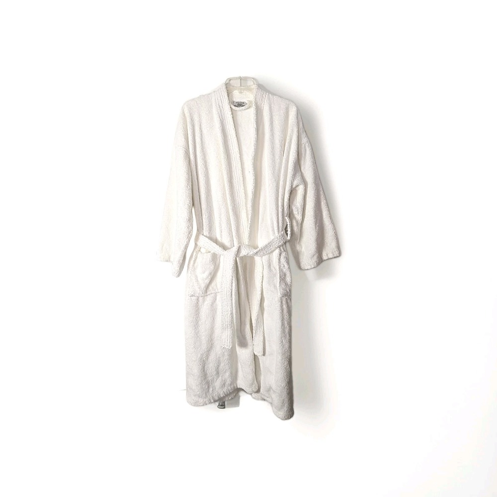 Chakir Linen Terry Cloth 100% Turkish Cotton Robe Size Large